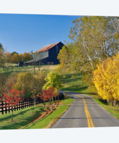 Rural Autumn Landscape II, Bluegrass Region, Kentucky, USA