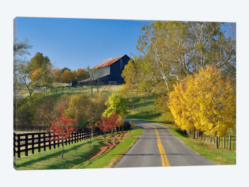 Rural Autumn Landscape II, Bluegrass Region, Kentucky, USA