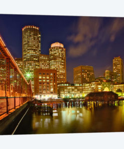 Partial View Of Downtown Skyline, Boston, Massachusetts, USA