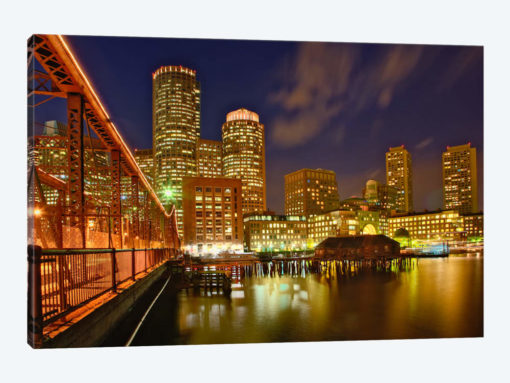 Partial View Of Downtown Skyline, Boston, Massachusetts, USA