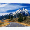 Teton Range As Seen From Teton Park Road, Grand Teton National Park, Wyoming, USA