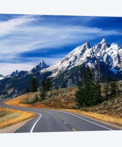 Teton Range As Seen From Teton Park Road, Grand Teton National Park, Wyoming, USA