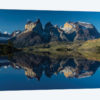 Cuernos del Paine at sunset, Torres del Paine National Park, Chile, Patagonia