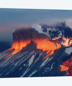 Paine Massif at sunset, Torres del Paine National Park, Chile, Patagonia II