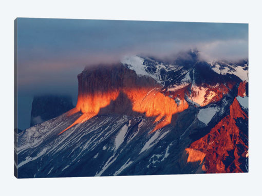 Paine Massif at sunset, Torres del Paine National Park, Chile, Patagonia II