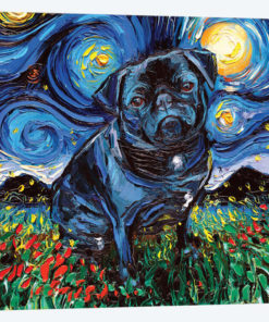Black Pug Night