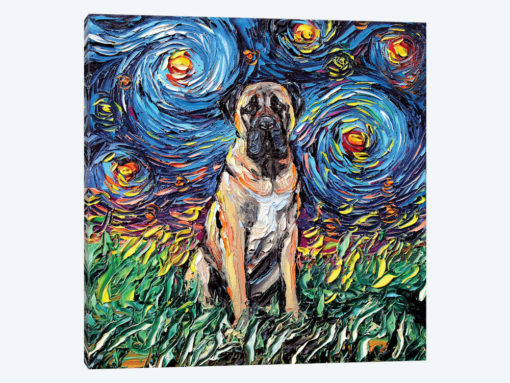 Fawn Mastiff Night