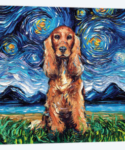 Red Cocker Spaniel Night