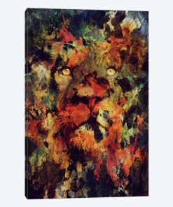 Watercolor Lion