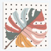 Colorful Monstera Leaf