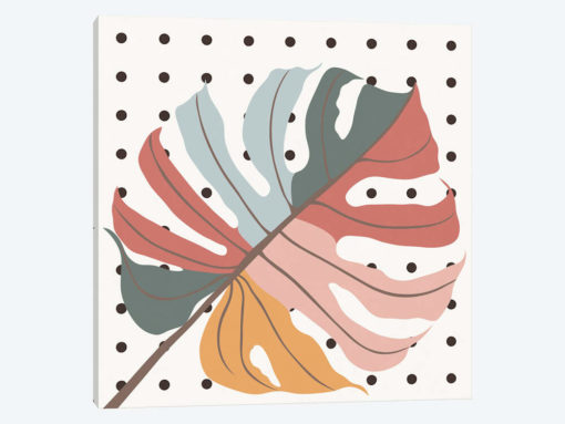 Colorful Monstera Leaf