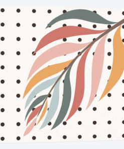 Colorful Palm Branch
