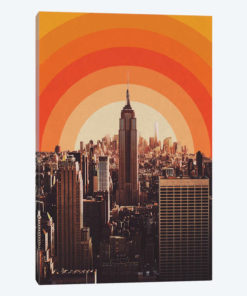 New York's Famous Sunset - Retro City
