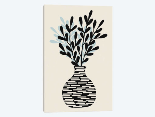 Still Life With Vase And Tree Branches