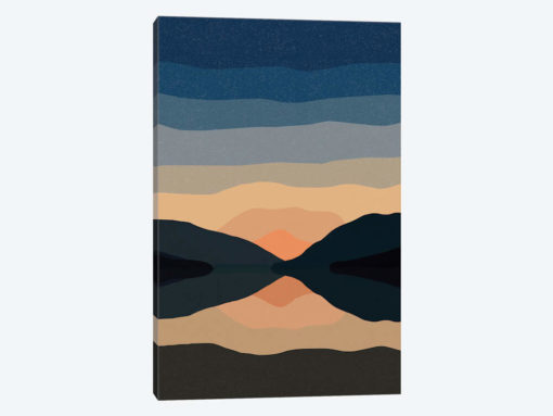 Sunset Mountain Reflection