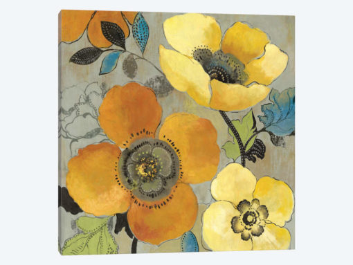 Yellow And Orange Poppies I