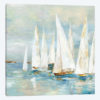 White Sailboats