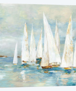 White Sailboats