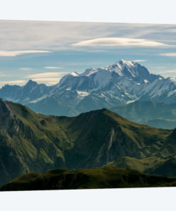 Mont Blanc As Seen From The Summit Of La Tournette, Talloires, Haute-Savoie, Auvergne-Rhone-Alpes, France