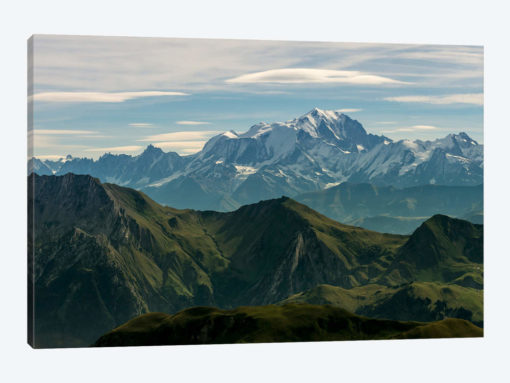 Mont Blanc As Seen From The Summit Of La Tournette, Talloires, Haute-Savoie, Auvergne-Rhone-Alpes, France