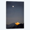 Moonrise Over Makalu, Mahalangur Himal, Himalaya Mountain Range, Khumbu, Nepal