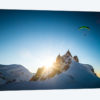 Sunset Flight II, Midi-Plan Ridge, Chamonix, Haute-Savoie, Auvergne-Rhone-Alpes, France