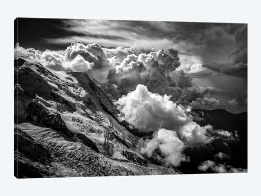 View Of Glacier des Bossons From Aiguille du Midi, Chamonix, France