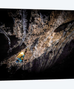 A Climber At Night In Arco, Trentino, Italy