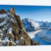 A Paraglider Above Vallée Blanche, Chamonix, France - I