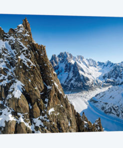 A Paraglider Above Vallée Blanche, Chamonix, France - I