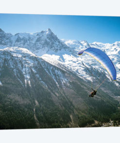 A Paraglider Above The Chamonix Valley, France - I