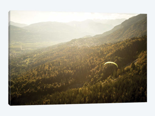 A Paraglider Above The Chamonix Valley, France - II