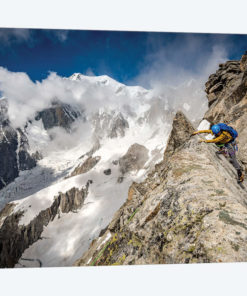 A Climber On Tour Ronde, Chamonix, France - II