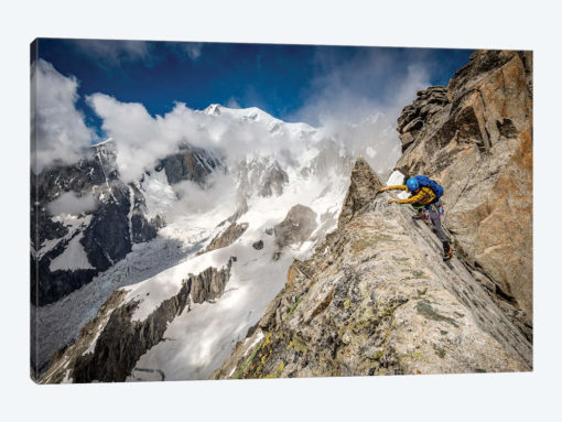 A Climber On Tour Ronde, Chamonix, France - II