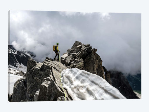 A Climber On Tour Ronde, Chamonix, France - III