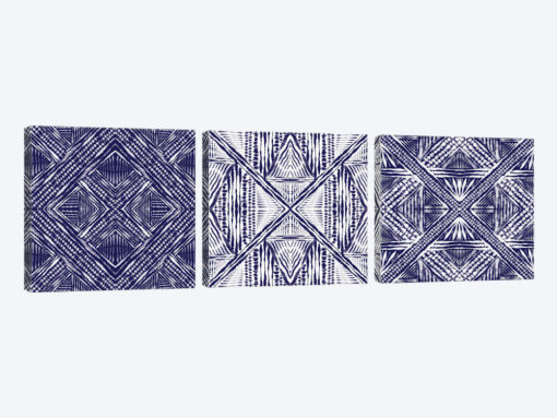 Inky Kaleidoscope Triptych
