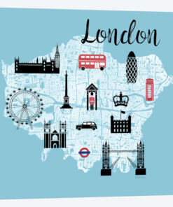 City Graphic Map - London