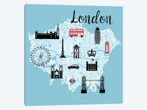 City Graphic Map - London