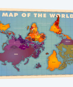 Upside Down Map of the World