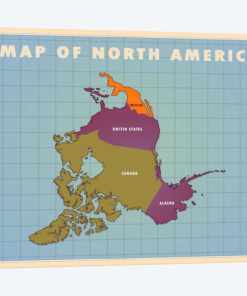 Upside Down North America