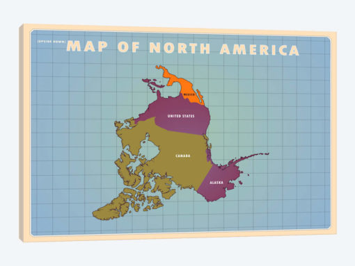 Upside Down North America