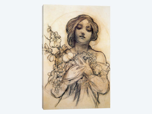 Study Of Woman With Fruit