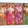 The Precious Stones (Ruby, Emerald, Amethyst, Topaz), 1900