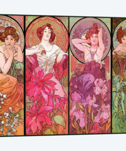 The Precious Stones (Ruby, Emerald, Amethyst, Topaz), 1900