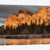 USA, California, Yosemite National Park, Bridalveil Falls at sunset I