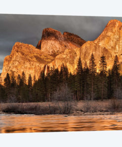 USA, California, Yosemite National Park, Bridalveil Falls at sunset I