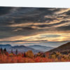 USA, New Hampshire, White Mountains, Sunrise from overlook