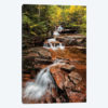 USA, New Hampshire, White Mountains, Vertical panorama of Coliseum Falls
