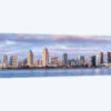 USA, California, San Diego, Panoramic view of city skyline
