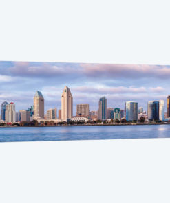 USA, California, San Diego, Panoramic view of city skyline